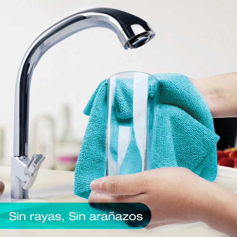 PAÑOS DE MICROFIBRA ROLLO DE 50 UNIDADES