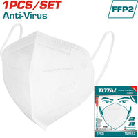 (BOLSA DE 5 PCS) TAPABOCA KN95 CON 4 CAPAS EFICIENCIA VIRUS 95%