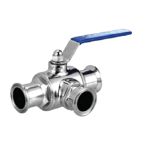 1 1/2"" VALVULA SANITA. 3-WAY