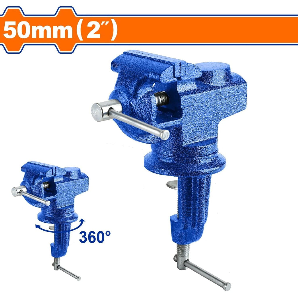 [SKUIMG]WBV1A02|WBV1A02.jpg|PRENSA DE BANCO PARA TALLER DE 2" BASE GIRATORIA:360º. CON YUNQUE